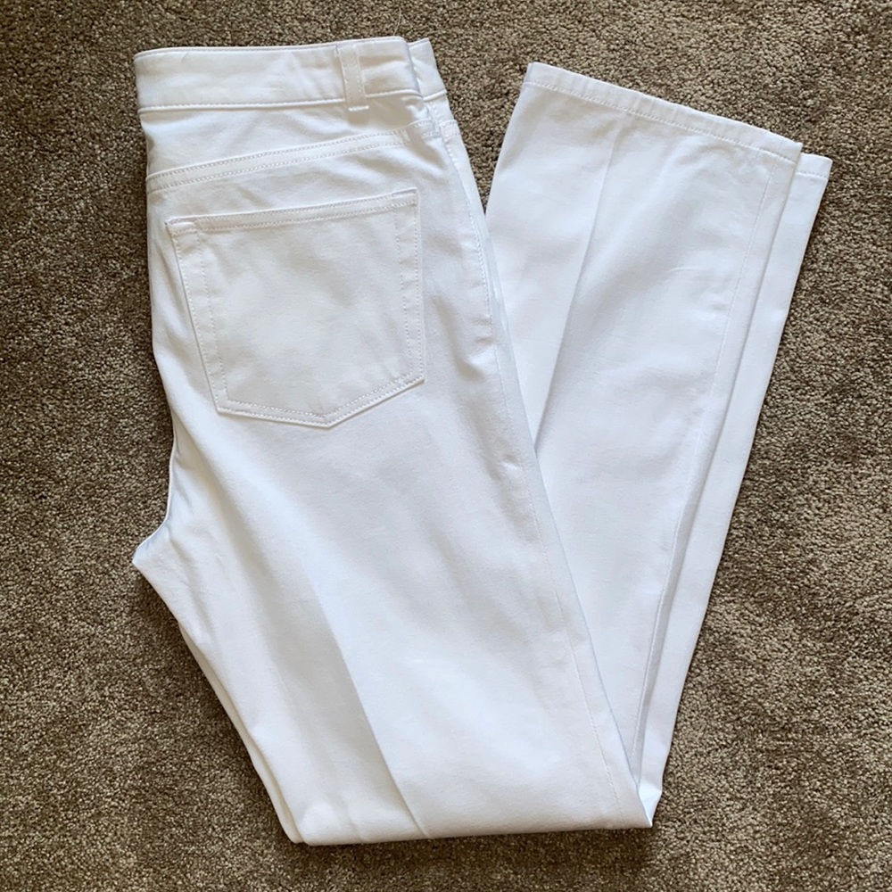 Chaps Ralph Lauren women’s stretch white pants